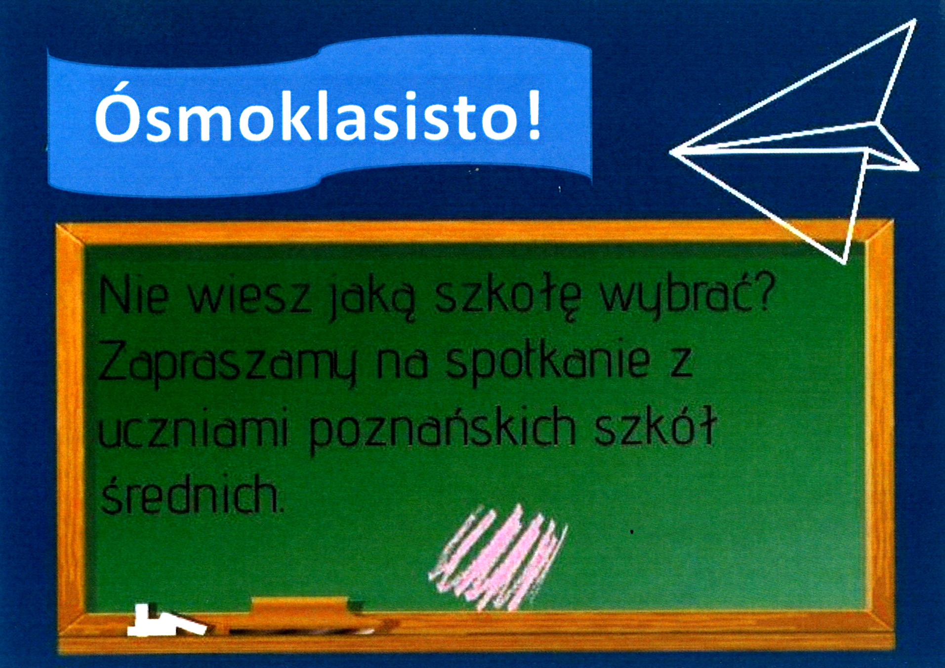 W sobotę – 5 marca, w Naszej Szkole zorganizowane zostały Mini – targi dla ósmoklasistów. Gościliśmy licealistów, którzy w bardzo ciekawy sposób zareklamowali aż 23 szkoły. Były to istotne informacje dla uczniów naszych najstarszych klas, którzy już wkrótce będą musieli podjąć decyzje o wyborze szkoły średniej. Młodzież, która u nas gościła otrzymała upominki ufundowane przez […]