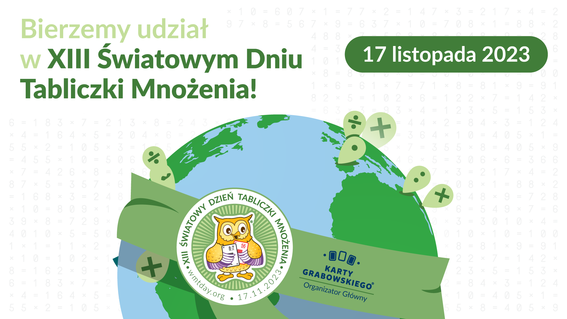 Dnia 17.11.2023 obchodziliśmy w naszej szkole Światowy Dzień Tabliczki Mnożenia. Klasa 5c wcieliła się w rolę egzaminatorów i sprawdzała znajomość tabliczki mnożenia u uczniów i nauczycieli. Każda osoba, która bezbłędnie zdała egzamin otrzymywała odznakę – naklejkę i tytuł Eksperta Tabliczki Mnożenia J Świetnie się bawiliśmy biorąc udział w różnych grach i zabawach matematycznych. Sprawdzaliśmy naszą […]