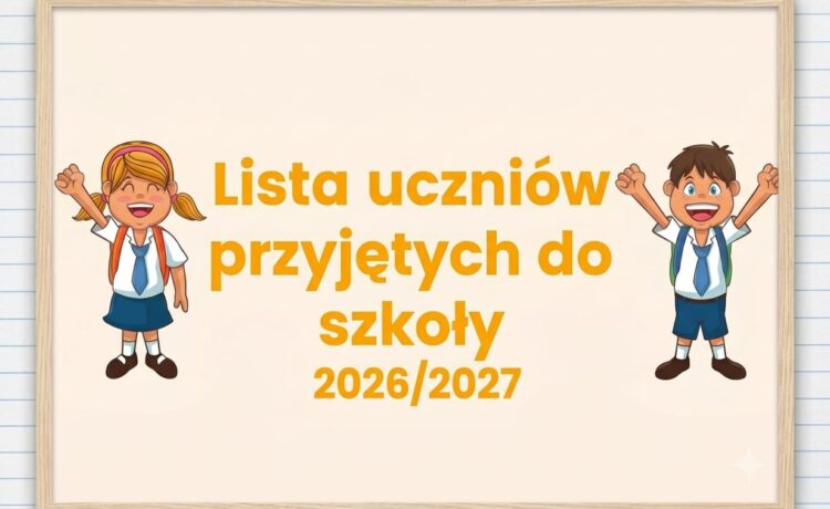 Lista przyjętych do szkoły
